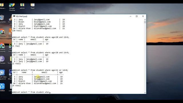 postgresql bangla tutorial 7 (logical operator) смотреть онлайн