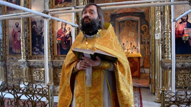 Проповедь в праздник родителей Иоанна Крестителя: пророка Захарии и Праведной Елисаветы. 18.09.2020 смотреть онлайн