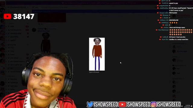 Speed Reacts To Fan Art 😂