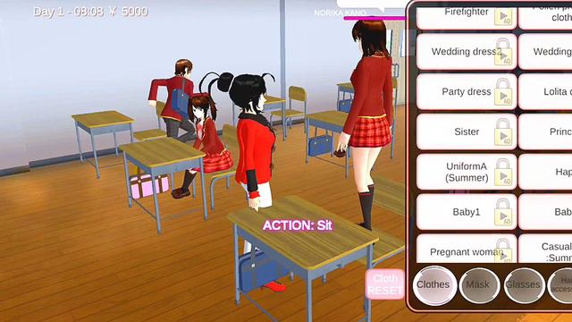 TUTORIAL CARA MEMBUAT BAJU BARU # SAKURA SCHOOL SIMULATOR @ CAHAYA SKY смотреть онлайн