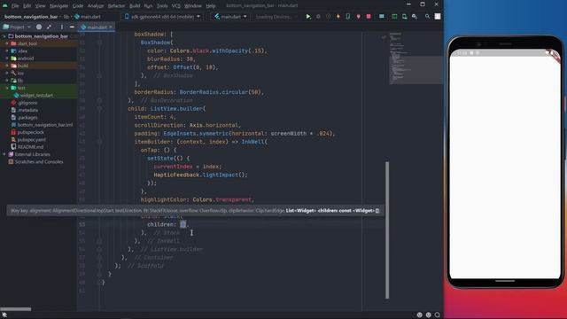 Animated Custom Bottom Navigation Bar in Flutter | Speed Code | Source code available on GitHub смотреть онлайн