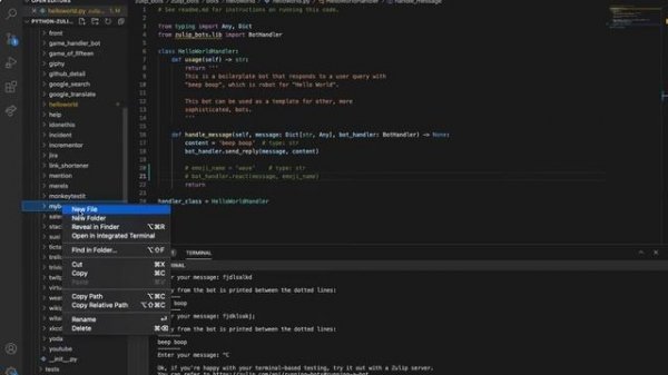 How to Build and Deploy a Zulip Bot in Python