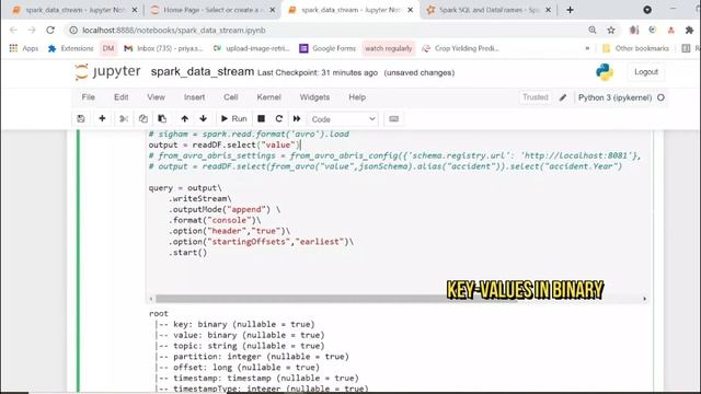 Integration of kafka and spark: Loading data in spark from kafka topic смотреть онлайн