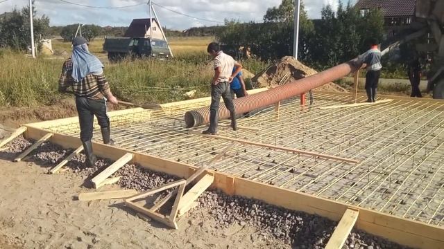 Бетонная плита, фундамент смотреть онлайн