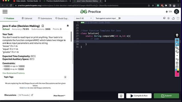 Practice Java | Sum of two numbers | Session 2 | Question 5 смотреть онлайн