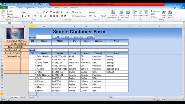 Excel VBA 6. How To Sort Data And Delete Row In Excel | VBA To Sort Data In Excel | Customer Form смотреть онлайн