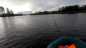 Ловля окуня на Югловском канале