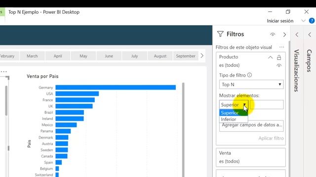 Como hacer un Top N en Power BI смотреть онлайн