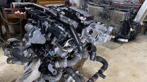 Часть2 Ремонт двигателя BPJ 2.0, установка впускного коллектора, системы охлаждения двигателя.