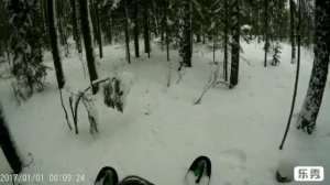 Тунгус 500 по глубокому снегу