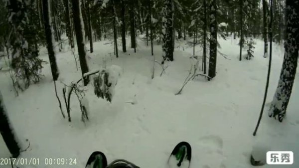 Тунгус 500 по глубокому снегу