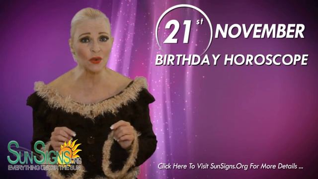 November 21st Zodiac Horoscope Birthday Personality - Scorpio - Part 1 смотреть онлайн