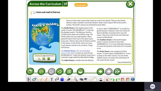 Excel 6 Module 3 ex 1 p 38 Earth's Oceans Listen and read смотреть онлайн