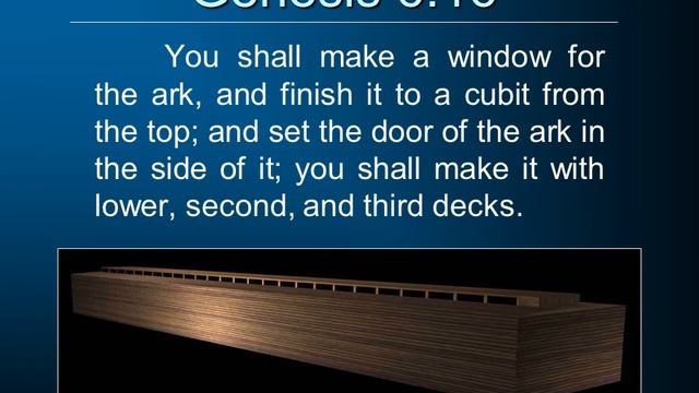 Genesis 6:14-16. The Ark смотреть онлайн