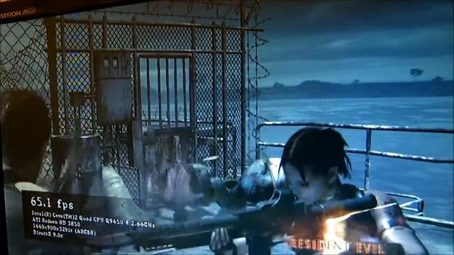 PC Ati HD 3850 1440x900 Resident Evil 5 Benchmark FPS смотреть онлайн