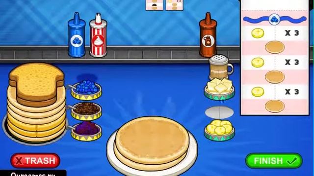 Прохождение онлайн-игры Papa's Pancakeria 128 смотреть онлайн