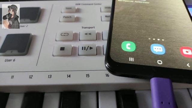 Synthesizer, midi keyboard, electronic piano connection to a smartphone! Подключить к iPhone Androi смотреть онлайн