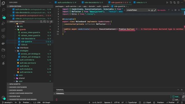 Nest JS Role based user authorization #26 #nestjs #microservices смотреть онлайн
