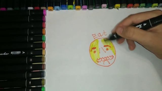 Как можно нарисовать смайлики | Drawing for children smile смотреть онлайн