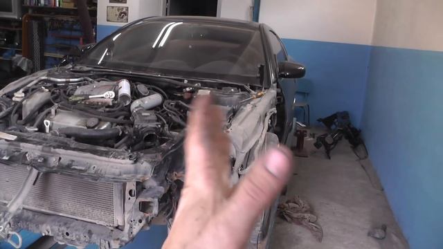 Mitsubishi Eclipse. Скользящий в морду. Повреждения. Разборка. смотреть онлайн