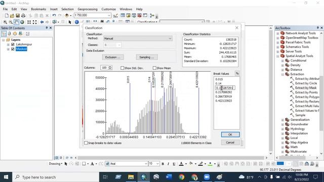 Calculate NDVI from Landsat 8 Image I Classify NDVI Range in ArcGIS смотреть онлайн