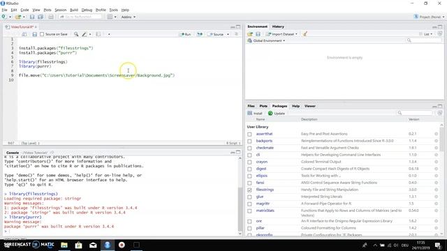 How to move files between folders using R смотреть онлайн