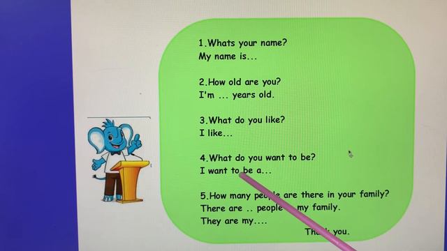 Simple questions and answers in English language for kids. Presentation смотреть онлайн