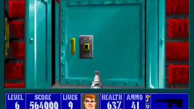 Wolfenstein 3D -  Episode 3 (All Kills, Secrets, Treasures)