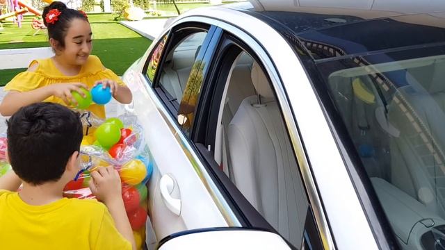 Kids car ball pool, Top havuzu yaptık, fun kid video смотреть онлайн