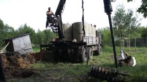 Бурение колодца за три часа