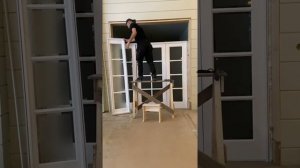 Двери Креда. Монтаж фрамуги под модель Форте2.