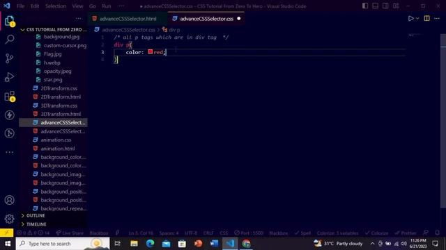CSS Tutorial: Mastering Advanced CSS Selectors: Child and Sibling Selectors In CSS In Hindi / Urdu смотреть онлайн