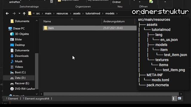 Item textur hinzufügen? Mod Programmieren? Minecraft mod. ?3. смотреть онлайн