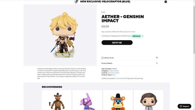 Funko Pop x Genshin Impact official merchandise | Bobble Head Figure смотреть онлайн