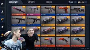 Веля открывает кейсы и выбивает ножи в стендофф 2