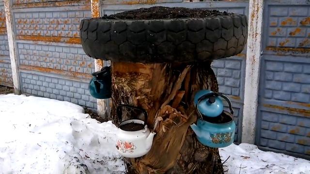 Дерево-памятник чайника,достопримечательность Брянска смотреть онлайн