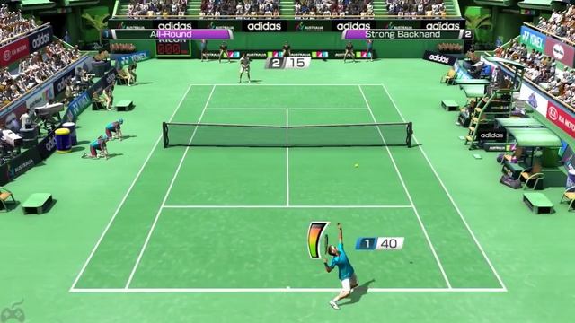 Virtua Tennis 4 - Arcade mode very hard - Federer смотреть онлайн