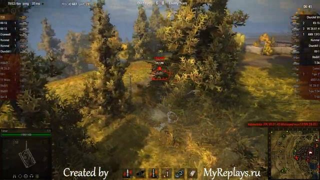 WOT: Siegfried Line - T20 - 5 frags смотреть онлайн