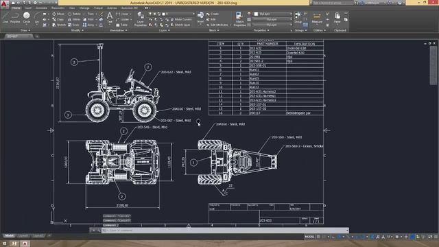 Saving an Inventor IDW as DWG to edit in AutoCAD LT смотреть онлайн