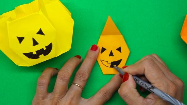 ОРИГАМИ фонарик тыква для декора, для подарка из бумаги на Хэллоуин. ORIGAMI box for HALLOWEEN смотреть онлайн