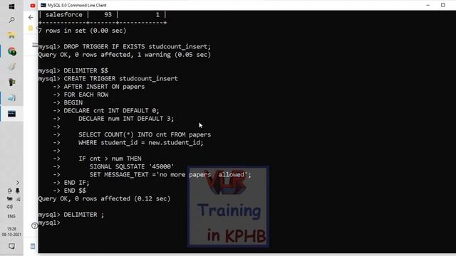 What is trigger and After trigger sql videos in telugu 109 смотреть онлайн