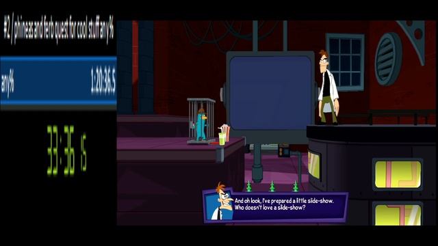 phineas and ferb quest for cool stuff any% in 1:07:09 смотреть онлайн