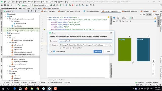 BottomNavigation + ViewPager2 + Fragments trong Android (Fix Deprecated) - [Project Template - #5] смотреть онлайн