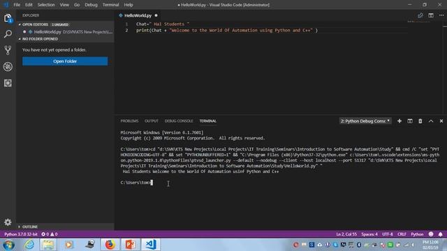 How to Install pyautogui library from Visual studio Code Environment смотреть онлайн