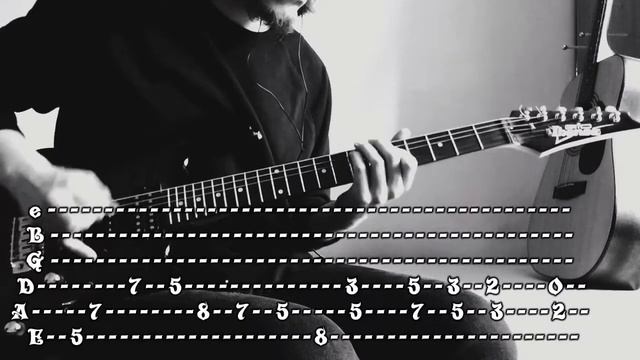Gorgoroth - Krig (guitar cover with TABS) смотреть онлайн