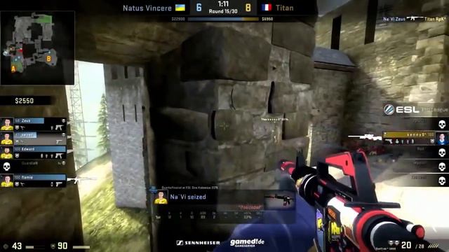 CS GO TEAMSPEAK NA'VI VS TITAN map de_cbble смотреть онлайн