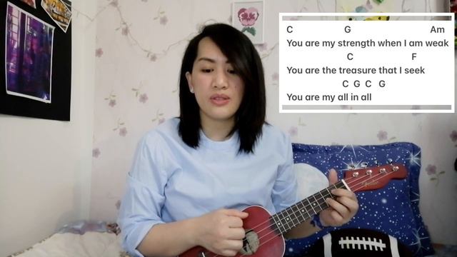 YOU ARE MY ALL IN ALL | Ukulele Tutorial | Easy chords смотреть онлайн