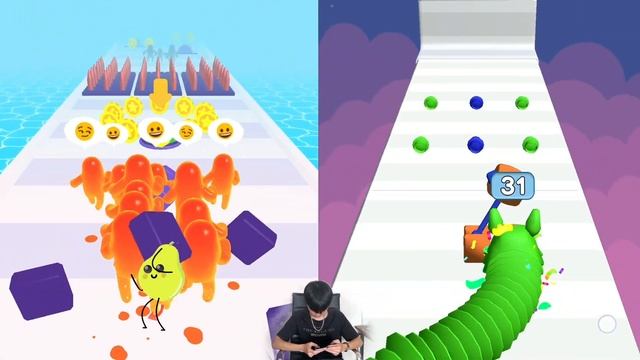 MAX LEVEL in Join Blob Clash 3D, Pop Tube Run 3D - Mobile Games Walkthrough (New Update Gameplay) смотреть онлайн
