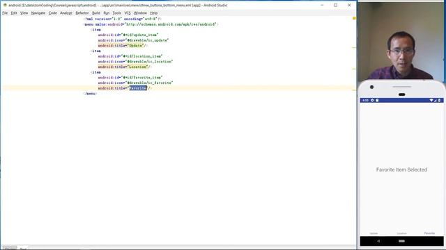Bottom Navigation View android coding смотреть онлайн