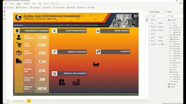 Build 3-Columns Layout and Gradient Background in PowerBI | Timelapse смотреть онлайн